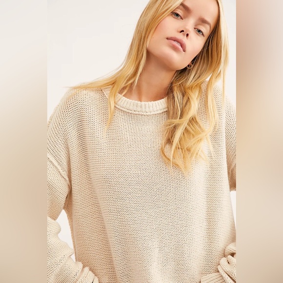 Free People Sweaters - Free People oversized boat neck sweater